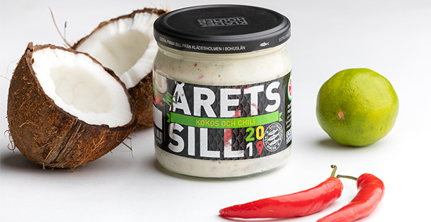 Årets sill 2019 med smak av Kokos och Chili