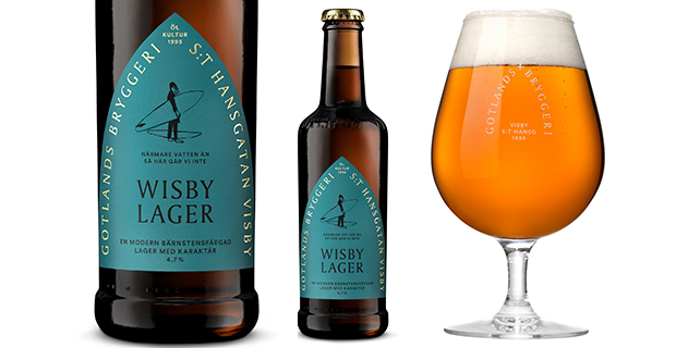 Wisby Lager från Gotlands Bryggeri.