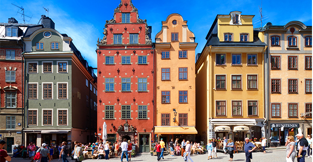 Stockholm. Göteborg och Malmö lockar många utländska turister.