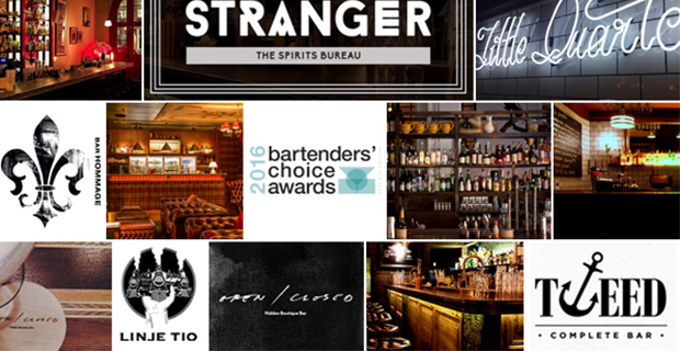 Bartenders´Choice Awards  äger rum på Berns 11 december 2016