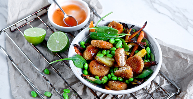 Vegan nugget bowl