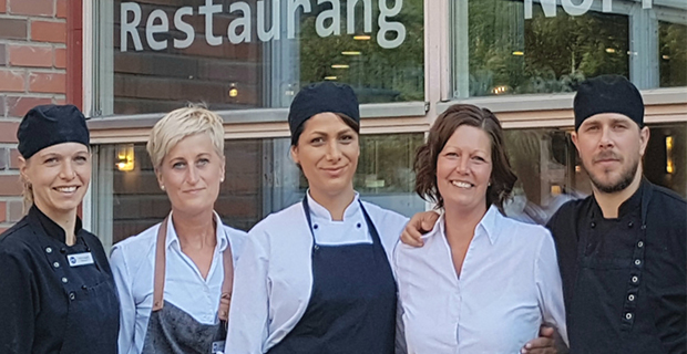 Teamet på restaurang Norrtull