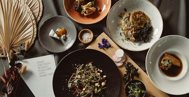 Menu Nordic har klassiska skandinaviska höstsmaker med en touch av Asien.