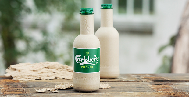 Pappersflaskan Green Fibre Bottle.