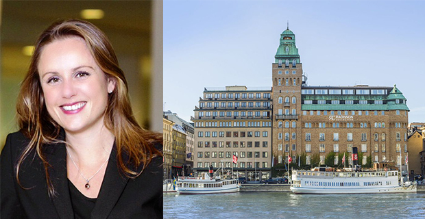 Charlotta Olsson. General Manager på Radisson Collection Strand Hotel Stockholm.