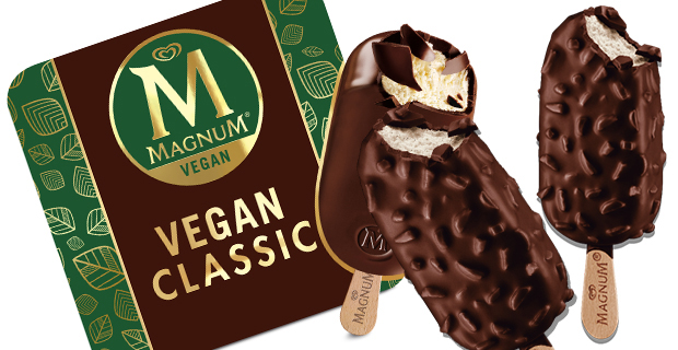 Magnum Classic och Magnum Mandel Vegan.