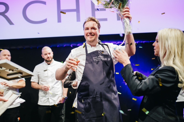 Dennis Falk från Elite Stadshotellet i Eskilstuna vann Elite Hotels Masterchef.