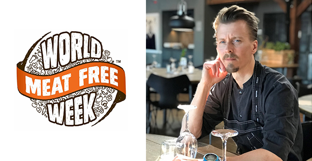 Kocken Paul Svensson frontar World Meat Free Week.