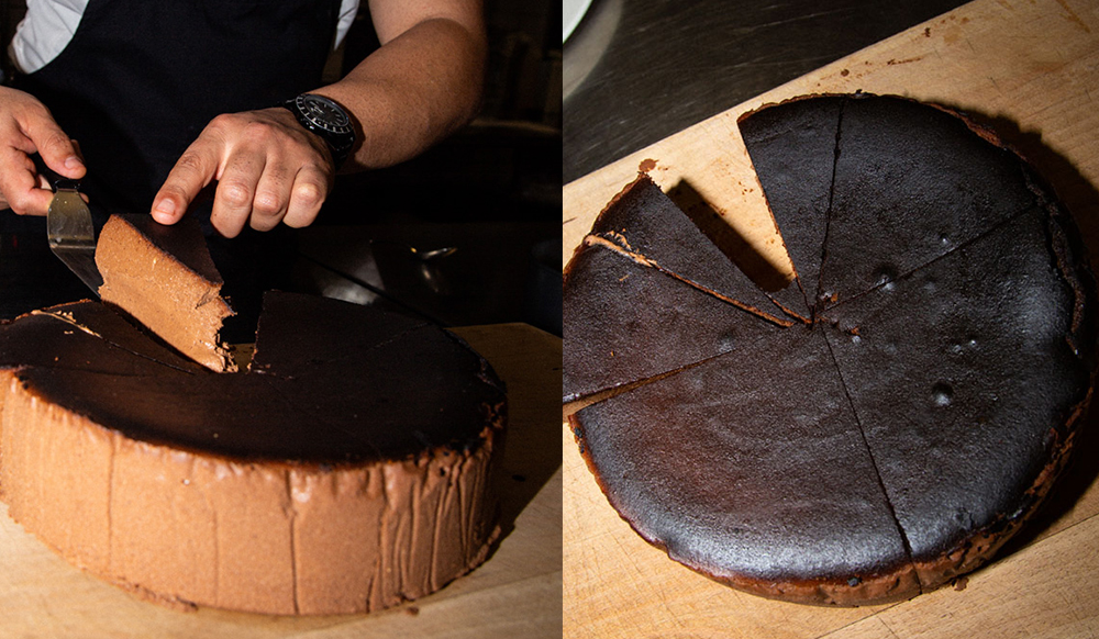 Chokladcheesecake med THIC istället för choklad.