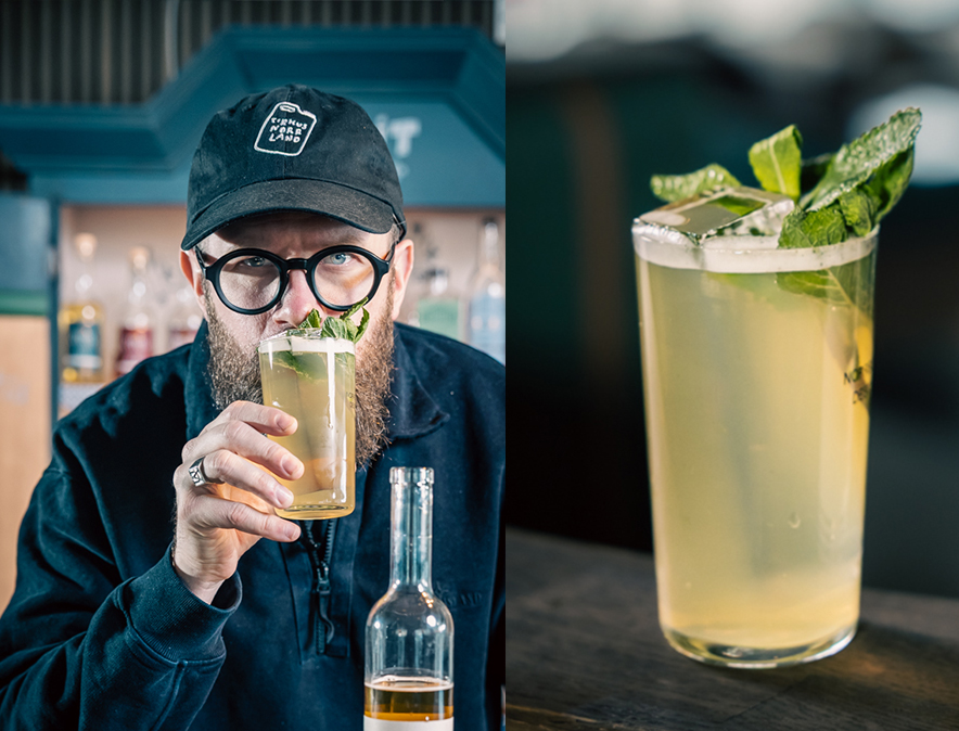 Drinken Brännlandscupen är skapad av bartender Emil Åreng.