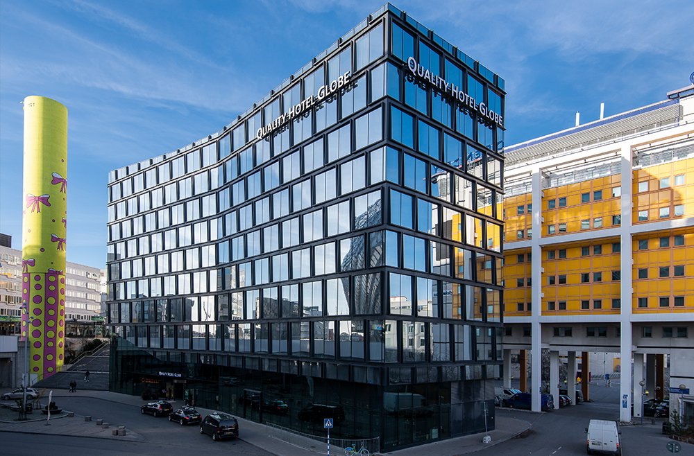 Quality Hotel Globe i Stockholm.