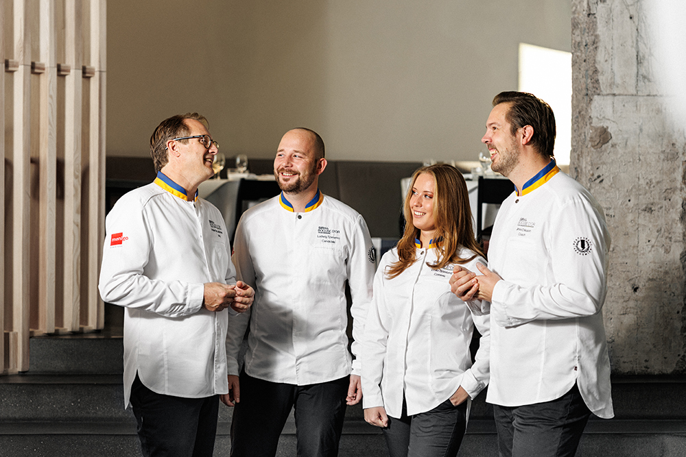 Peter Asp Jelksäter, Ludwig Tjörnemo, Emilia Björklund och Jimmi Eriksson.