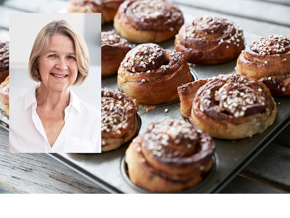 Kanelbullar från boken Fika-Made in Sweden, av Stina Almroth