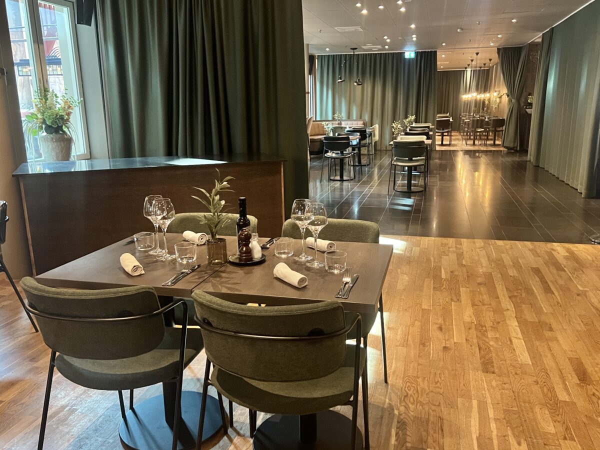 I Blanche Brasserie & Bar råder Medelhavstema.