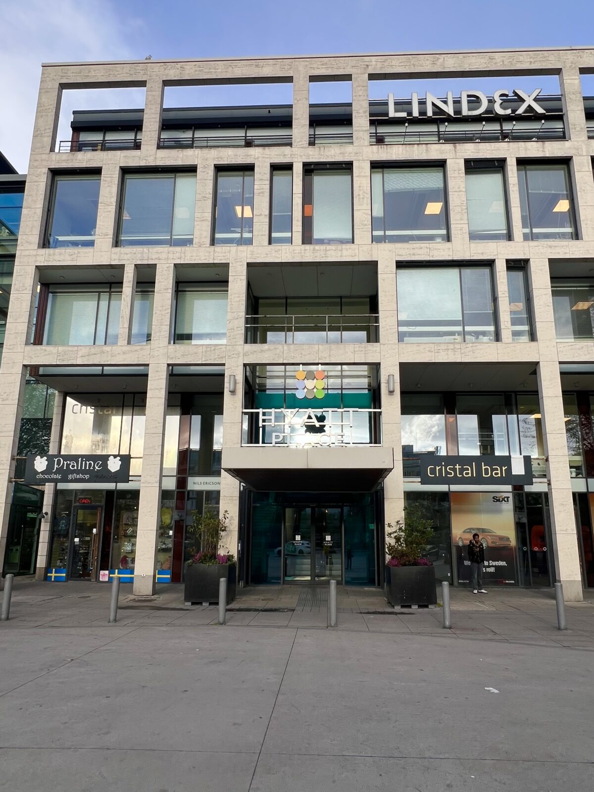 Hyatt Place entré ut mot Nordstan i Göteborg.