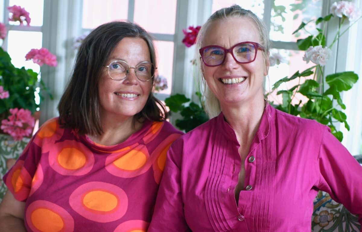 Margareta Backström-Öberg och Eva Karlsson.