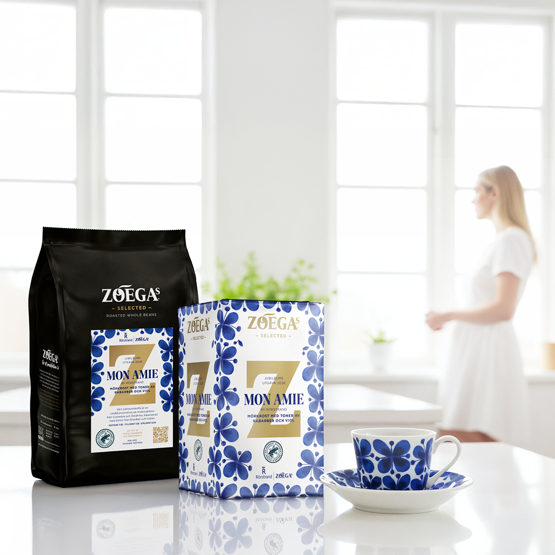 Porslinsservisen Mon Amie är populär i många hem i Sverige och kaffe + porslin är förstås något som många förknippar med en härlig fikastund.