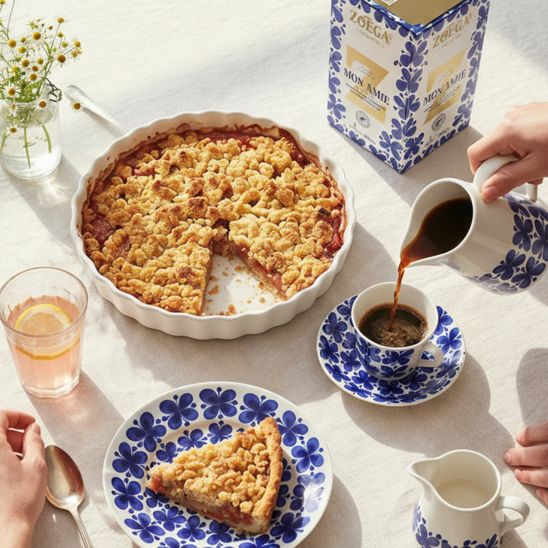 I samband med Rörstrands 300-årsjubileum och Zoégas 140-årsjubileum lanserar Zoégas ett jubileumskaffe