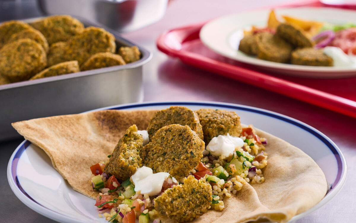 Falafeln ska passa för olika typer av servering