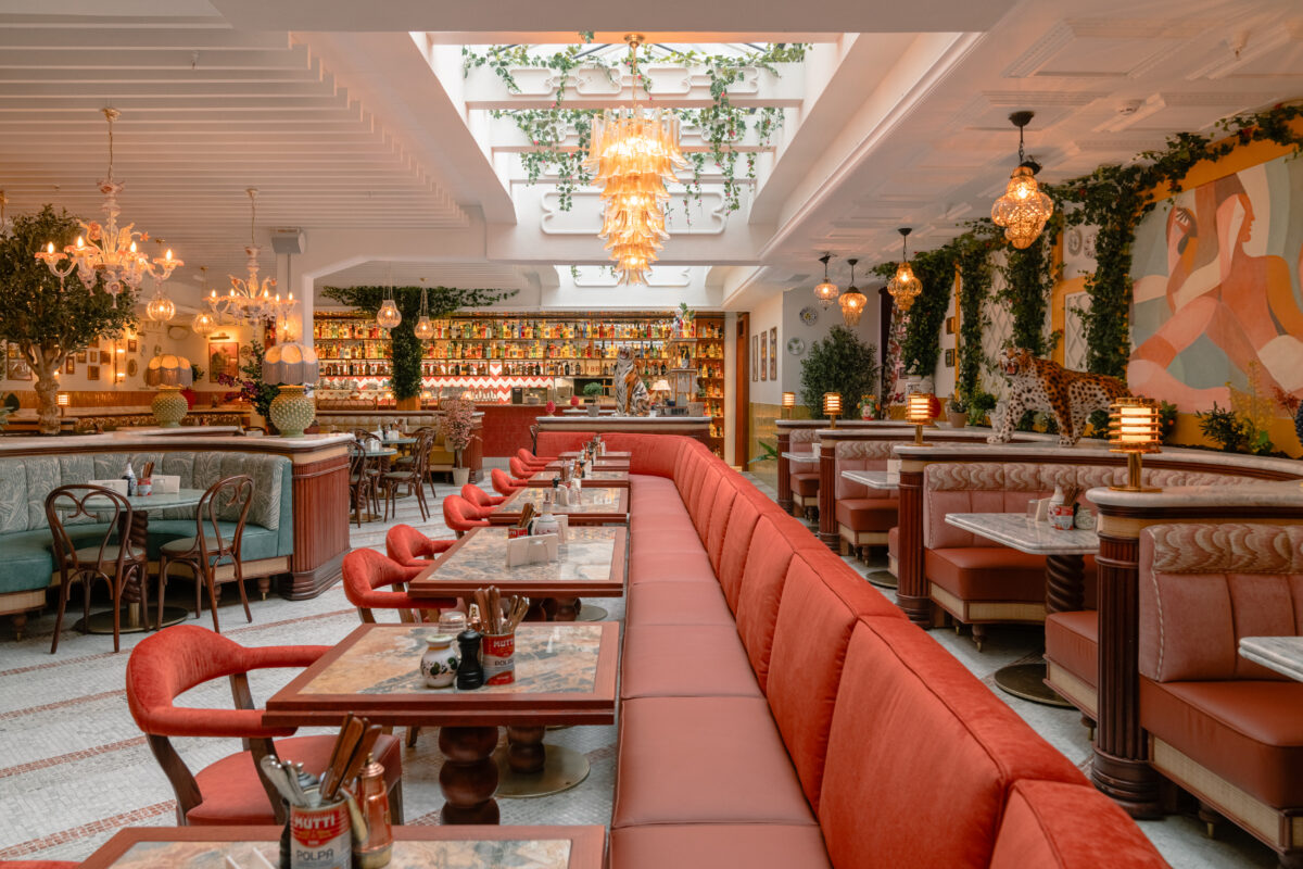 Restaurangen får cirka 150
sittplatser inomhus och ytterligare 150 utomhus.